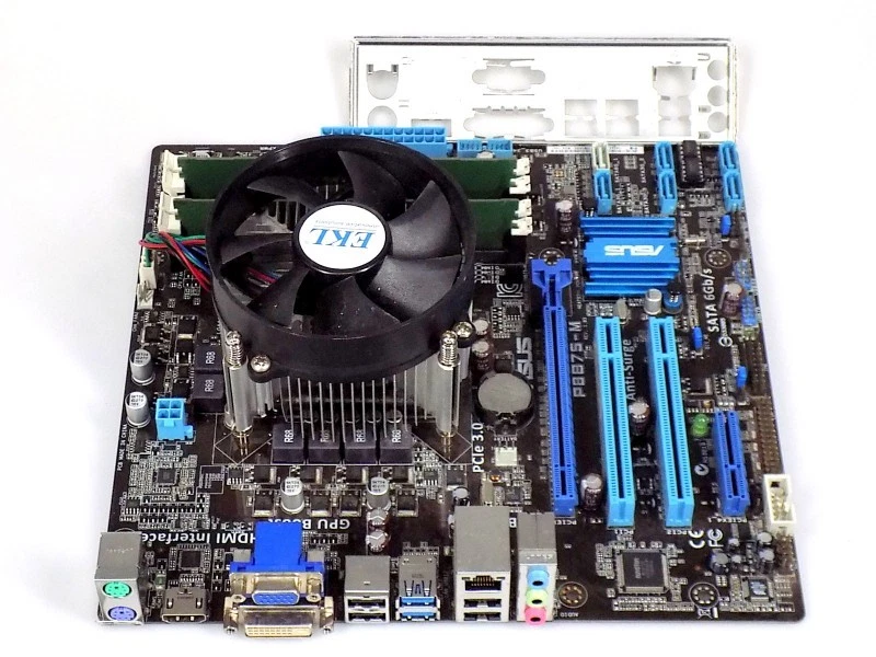 Mainboard CPU RAM Retro Bundle: Asus P8B75-M / Intel Core i5-3570 / 8GB DDR3 - Bild 1 von 1