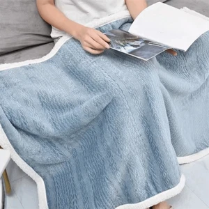 Thicken Warm Shawl Warm Women Scarf Soft Flannel Blanket Shawl  Winter - Picture 1 of 15