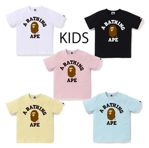 A BATHNIG APE BAPE KIDS COLLEGE TEE 1L30310001 - Picture 1 of 11