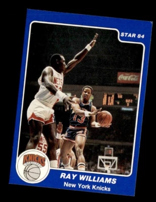 1983-84 Star Ray Williams #72 Knicks ExMt - Image 1 of 2