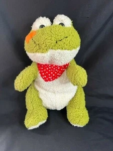 Remona Plüsch 13 Fuß grüner Frosch mit Patch weiches Stofftier  - Bild 1 von 7