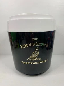 The Famous Grouse Scotch Whisky ice bucket black by Stewart - made in England - Picture 1 of 7