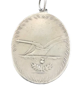 Antique Georgian Sterling Silver Scottish Tennant Watch Fob Awards Medal 1804 - Bild 1 von 12