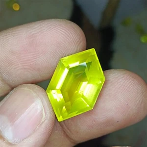 19,65 ct grünlich gelb natürlicher Zitronenquarz lose Edelstein für Schmuck - Bild 1 von 11