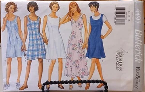 4497 Butterick SEWING Pattern Cut Misses 12-16 dress jumpsuit - Picture 1 of 2