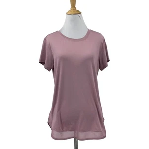 HEAD Tee Shirt Womens S Small Mauve Shadows Propel Short Sleeve Dri Motion Slim - Picture 1 of 11