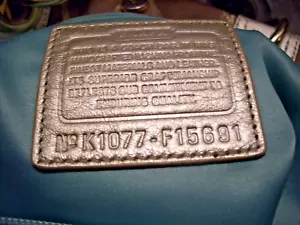 COACH Metallic Gold/ Brown Lurex Signature Large Tote Bag Handbag Purse F15691 - Picture 1 of 11