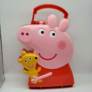 Peppa Pig Carrying Case Only Empty 2003 Jazwares Excellent Condition Very Clean - Picture 1 of 6