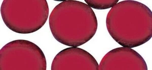 Stone Round Red Ø 1 CM Clear 210 G - Rayher - Picture 1 of 1
