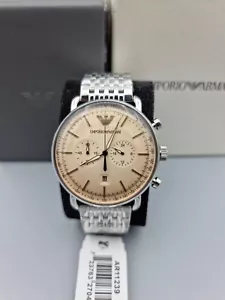 Emporio Armani AR11239 Cronografo Acciaio Inox Orologio da uomo - Foto 1 di 2