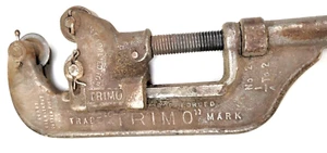 Trimo #2 ANTIQUE PIPE CUTTER Trimo #2 Pipe Cutter 1/4 - 2 in VTG TRIMO TOOL - Picture 1 of 4