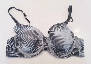 Sujetador Kindly Yours 38B ligeramente forrado con aros estampado de palmeras tropical estilo 40002 - Imagen 1 de 9