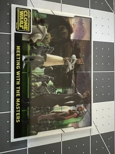 2008 Topps Star Wars Clone Wars Animation Cels #10 Meeting with the Masters - Imagen 1 de 2