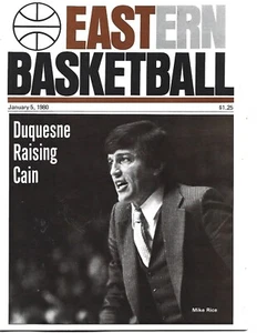 JANUARY 1980 EASTERN BASKETBALL MAGAZINE DUQUESNE MIKE RICE B.B. FLENORY NOVA - Picture 1 of 1