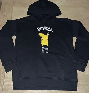 Abercrombie Kids Pullover Hoodie Black Pokemon Graphic Sweatshirt Boy 13/14 EUC - Picture 1 of 7