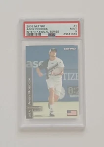 Andy Roddick Rookie Card PSA 9 Rc 2003 Netpro International Series 1 New Holder - Picture 1 of 12