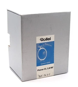 Rollei Planar EL 80mm F2.8 System 6000 Lens Box (Box Only) - UK Dealer - Picture 1 of 5