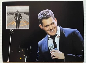 Michael Buble Autograph MUSIC Signed 12x16 Photo Mount [H3075] - Picture 1 of 4