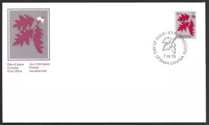 Canada #720 "RED OAK - TREE" Brand New 1978 First Day Cover - Picture 1 of 2