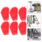 6pcs Drum Rubber Feet for Practice Pad & Stand