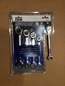 BRANDNEU TEQ 5-teiliges professionelles Spezialeinsätze Kombi-Schraubenschlüssel-Set TP93004D - metrisch - Bild 1 von 1