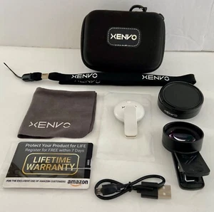 XENVO Pro Lens Kit for iPhone Macro, Wide Angle Lens Charging Cable Travel Case - Zdjęcie 1 z 8