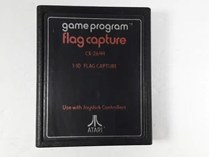 Captura de bandera (Atari 2600, 1978) *Auténtico PROBADO FUNCIONA* ETIQUETA DE TEXTO - Imagen 1 de 4