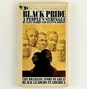 Black Pride A People's Struggle Janet Harris Julius Hobson Vintage PB Buch 1970 - Bild 1 von 4