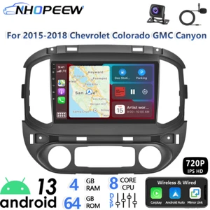 4+64G Carplay GPS Car Stereo Radio For 2015-2018 Chevrolet Colorado GMC Canyon - Picture 1 of 11
