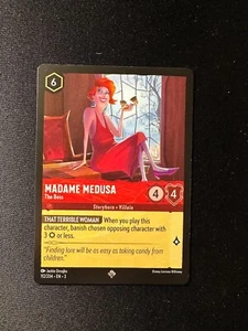 Madame Medusa - The Boss Super Rare 112/204 Lorcana Into the Inklands - Picture 1 of 1