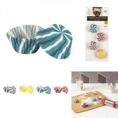 100 Moules Muffin Papier Cuisson Four Pâtisserie Caissette Gâteau 3,5x2,5cm - Bild 1 von 3