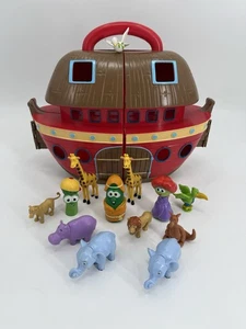 Veggie Tales 123 Noah's Ark Play Set Lot w/ Figures by Big Idea - Picture 1 of 7
