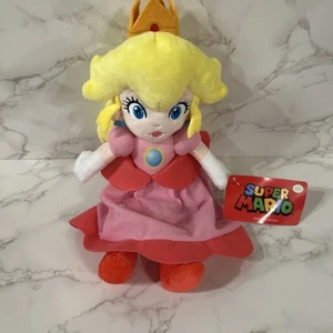 Princess Peach Super Mario Brother Bros Stuffed Plush 12" New With Tag - Picture 1 of 2