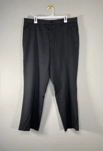 Dockers Pantalone kaki piatto davanti uomo 36 x 29 vita media grigio casual - Foto 1 di 17