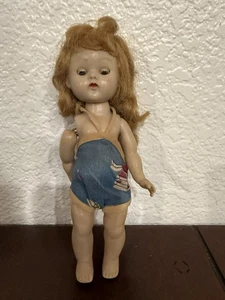 Vintage 7" Vogue Ginny walker doll as is - Picture 1 of 6