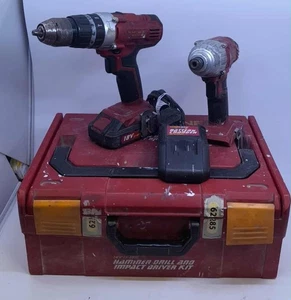 workzone titanium hammer drill and impact driver kit With 1x Battery And Charger - Picture 1 of 6
