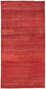 Vintage Hand-Knotted Area Rug 4'4" x 8'6" Traditional Wool Carpet - Picture 1 of 9