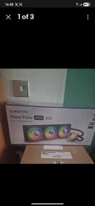 Montech HyperFlow ARGB 360, Black, 360mm AIO Hydro CPU Cooler, 3x 120mm ARGB Fan - Zdjęcie 1 z 2