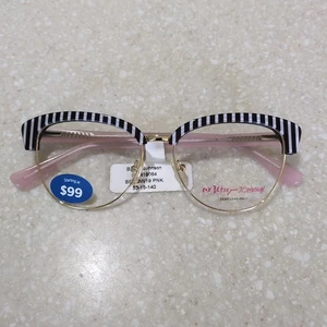 Betsey Johnson BW19 Pink Brillengestell 53-15-140 - Bild 1 von 14