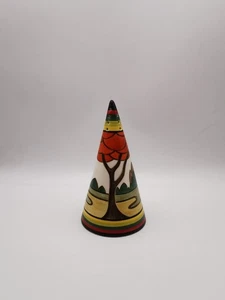 Clarice Cliff Bizarre "LIMBERLOST" Hand Painted Conical Sugar Shaker Centenary - Picture 1 of 9