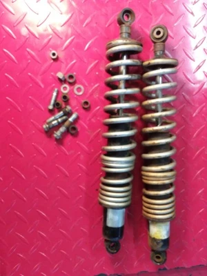 AMORTIGUADORES TRASEROS RESORTES AMORTIGUADORES 1980 1981 SUZUKI PE400 PE 400 250 PE250 Foto 1 de 4