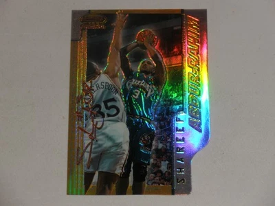 Refractor troquelado Bowman's Best Picks 1996-97 #7 Shareef Abdur-Rahim novato radiocontrol Foto 1 de 2