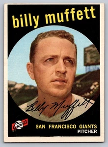 1959 Topps #241 Billy Muffett San Francisco Giants - Picture 1 of 3