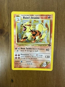 Blaine's Arcanine 1/132 Gym Challenge Holo - Picture 1 of 2