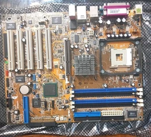 P4P800 Sockel 478 ATX DDR1 SDRAM Mainboard IDE AGP - Bild 1 von 4