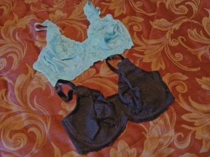 BREEZIES AND PINK UNDERWIRED BRA BUNDLE OF 2 SIZE 40DD - Picture 1 of 9