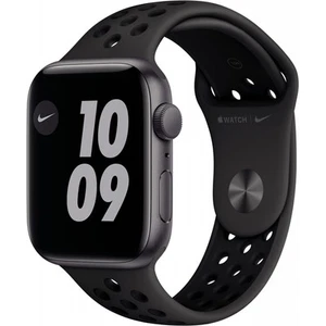 Apple Watch Nike SE Sportarmband 44 mm Aluminium GPS - Smartwatch - schwarz - Afbeelding 1 van 8