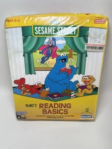 NEW Sesame Street Elmo’s Reading Basics (CD-ROM, 1995) Windows/Mac Ages 3-6 - Picture 1 of 8