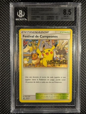 2019 Pokemon SPANISH World Champions Festival de Campeones SM231 BGS 8.5 NM-MT+ - Image 1 of 2