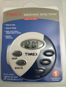 Timex Electronic Lamp Timer One Program Daily 600 Watt 5 Amp - Picture 1 of 2